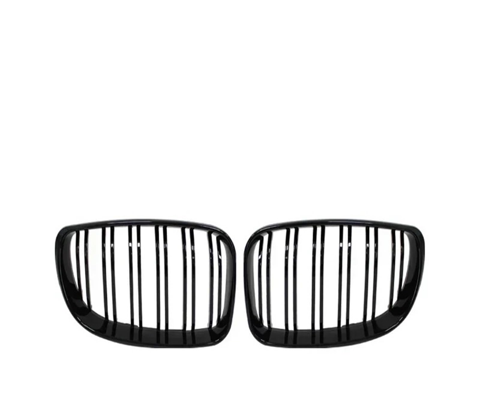 Sport Kühlergrill Für E81 E87 E82 E88 128I 130I 135I Ausgewählte 2007-2011 2010 Grill Frontnierengrill Doppellamellen Doppelliniengrills Kühlergrill Vorne(Gloss Black) von MBROS
