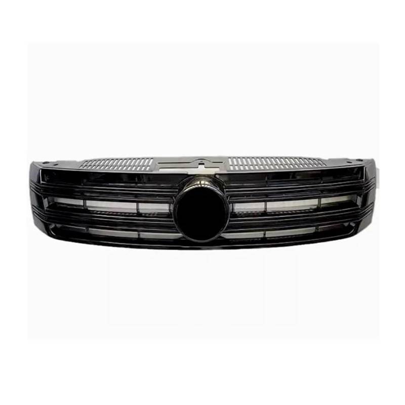 Sport Kühlergrill Für Tiguan 2010 2011 2012 Auto Racing Grille Front Stoßstange Grill Körper Ornament Vents Kit Spoiler Diffusor Kühlergrill Vorne(Bright Black) von MBROS