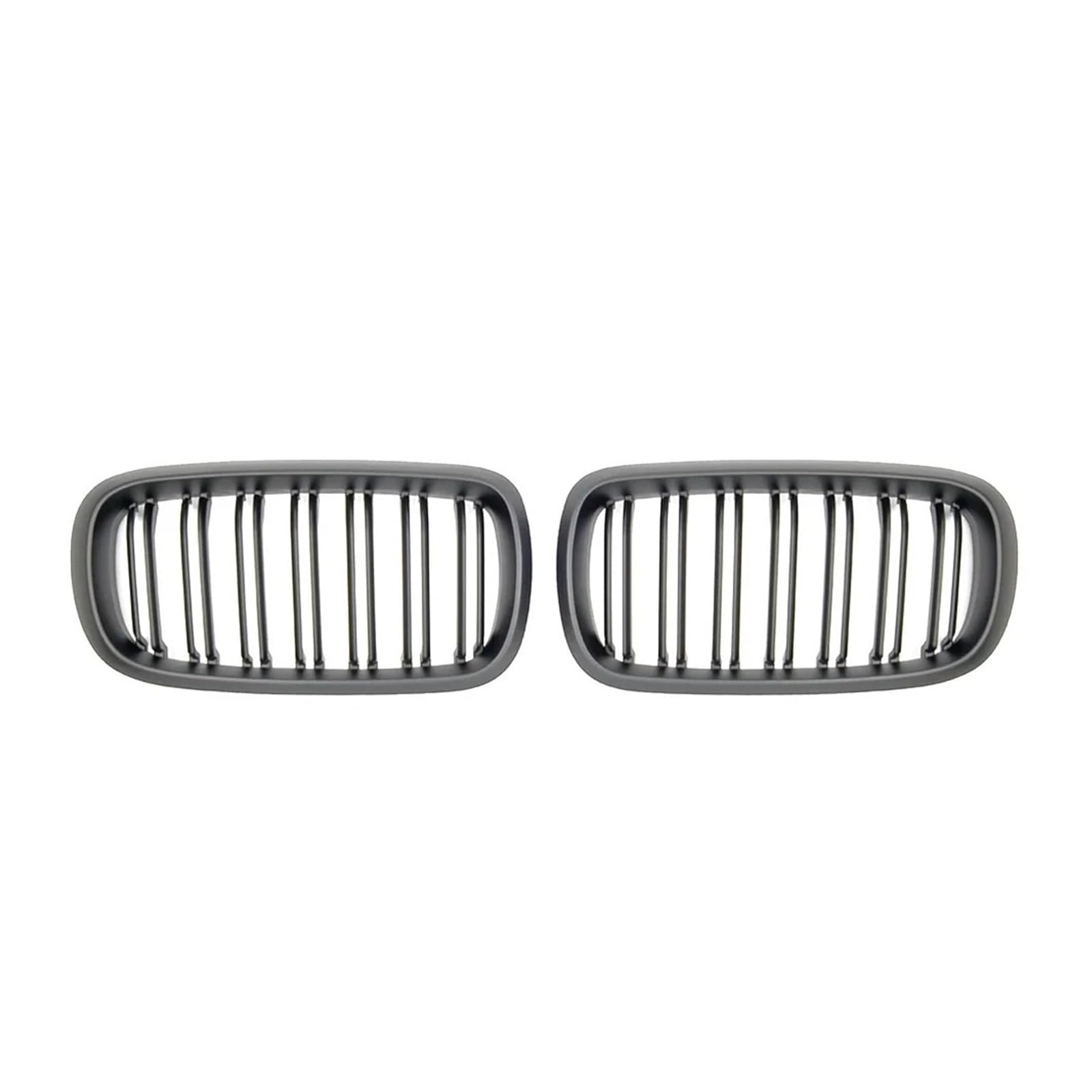 Sport Kühlergrill Für X5 F15 Für X6 F16 2014-2019 X5M F85 X6M F86 Auto Diamanten Stil Front Stoßstange Nieren Gitter Single Line Stil Grill Kühlergrill Vorne(Double-Matte Black) von MBROS