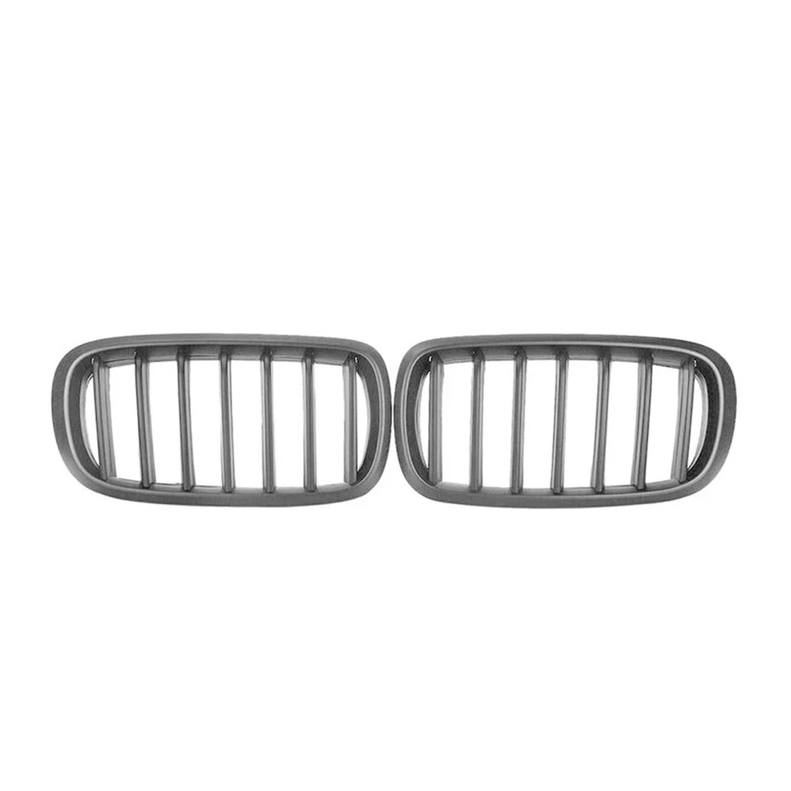 Sport Kühlergrill Für X5 F15 Für X6 F16 2014-2019 X5M F85 X6M F86 Auto Diamanten Stil Front Stoßstange Nieren Gitter Single Line Stil Grill Kühlergrill Vorne(Single-Matte Black) von MBROS