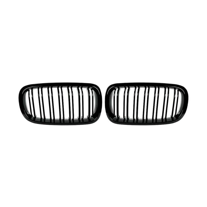 Sport Kühlergrill Für X5 F15 Für X6 F16 F85 F86 2014-2017 2018 Auto Frontstoßstange Nieren-Renngrill Glänzend Schwarz Doppellamellengrill Kühlergrill Vorne von MBROS