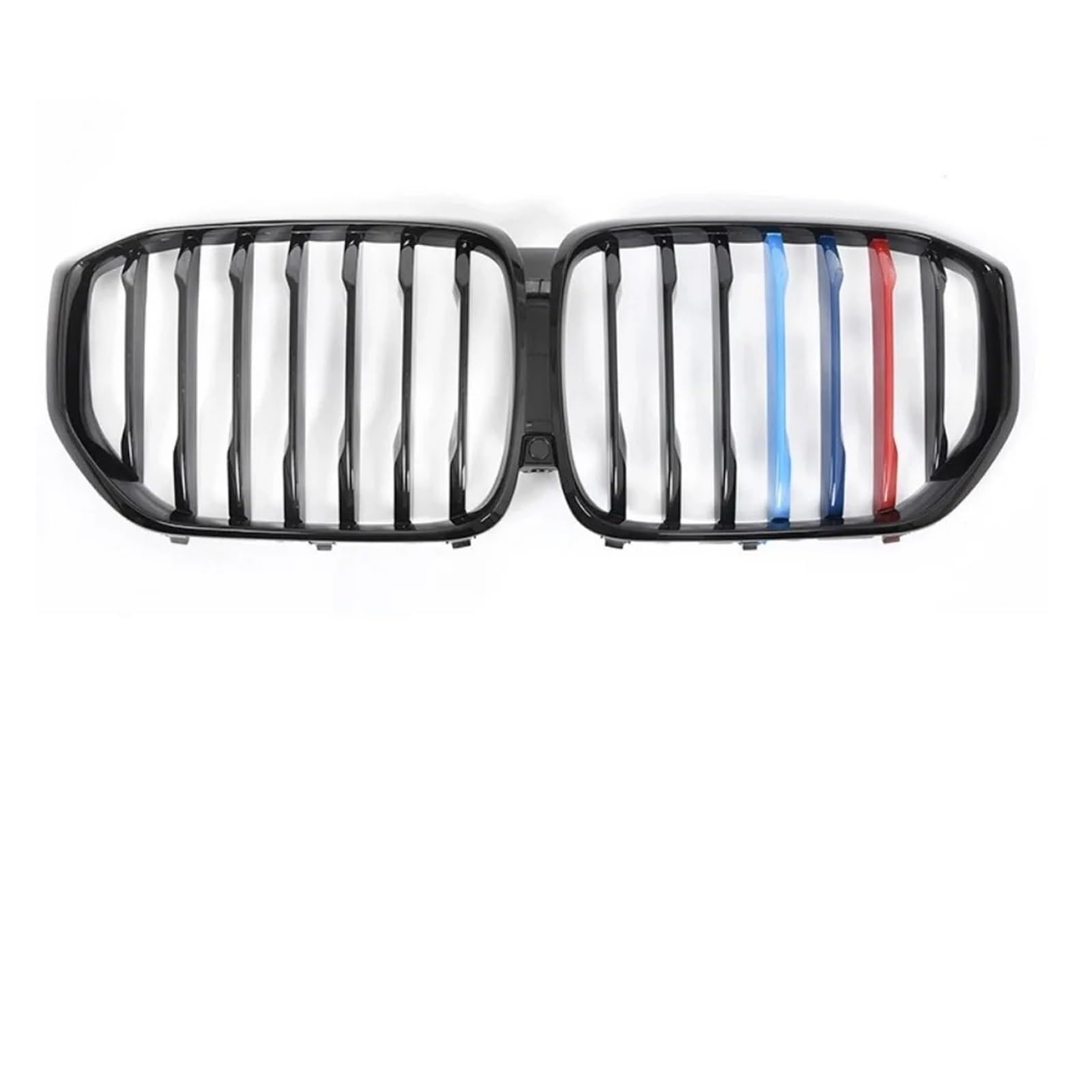 Sport Kühlergrill Für X5-Serie G05 2019–2023 Auto-Front-Kühlergrill-Haube ABS Racing Grill-Lamelle Glanzschwarz Ersatz-Frontgrill Kühlergrill Vorne(Glossy Black 3 Color) von MBROS