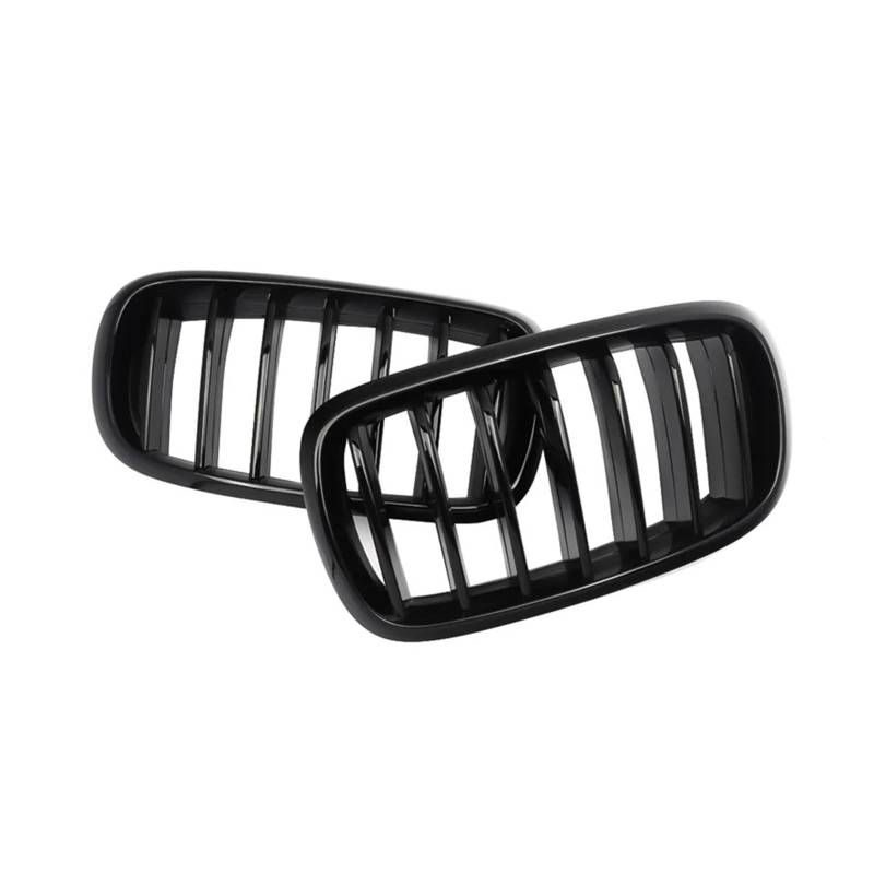 Sport Kühlergrill Paar Für X6 F15 Für X5 F16 2014 2015 2016 2017 Auto Front Grille Mesh Racing Grille Glanz Schwarz Zubehör Werkzeuge Kühlergrill Vorne von MBROS