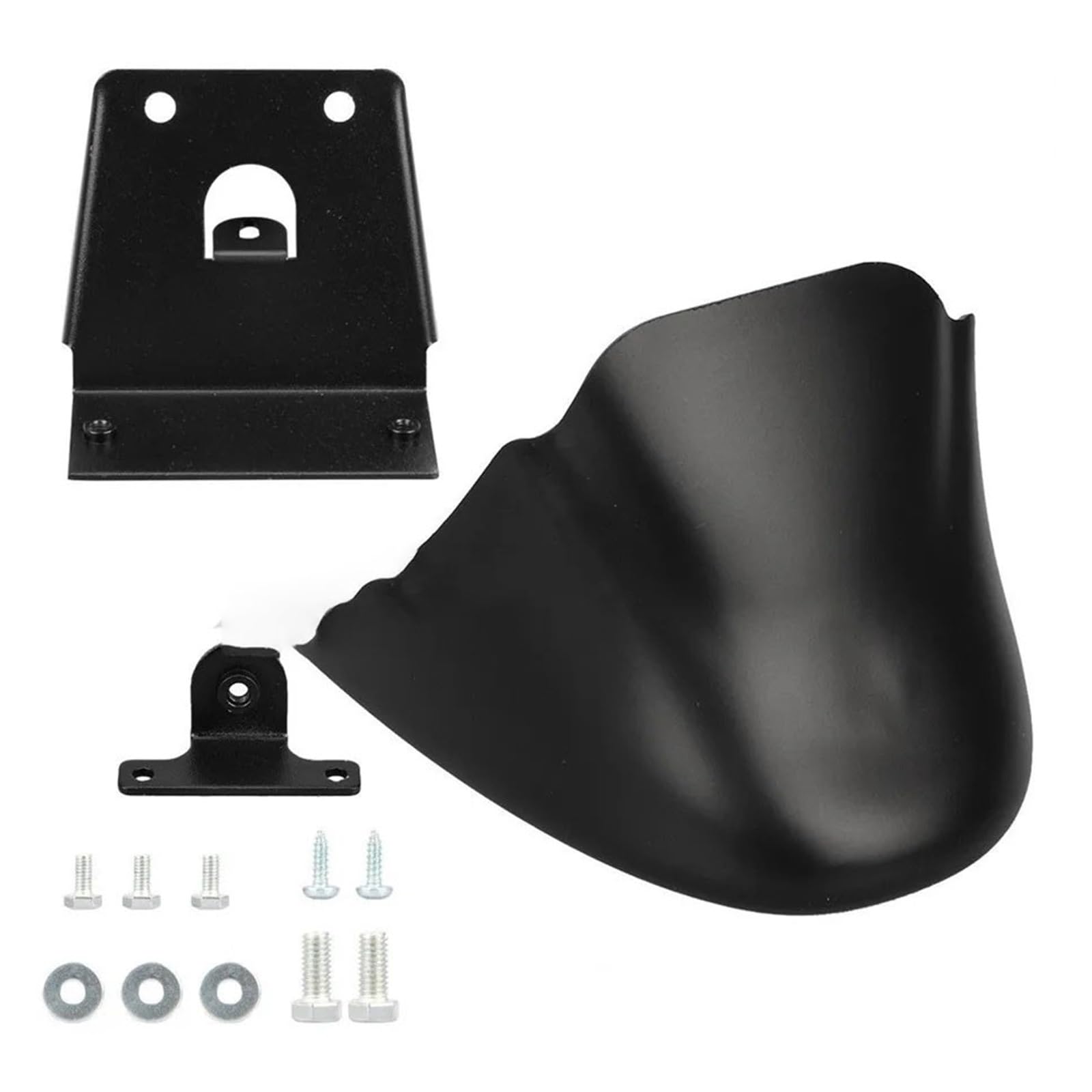 MBUIOPJ Motorrad Schwarz Vorne Unten Spoiler Kotflügel Air Dam Kinn Verkleidung Kompatibel Mit Harley XL Sportster 883 1200(Dumb Black) von MBUIOPJ