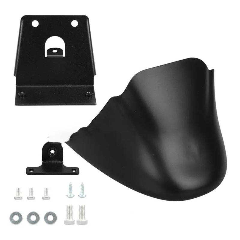 MBUIOPJ Motorrad Schwarz Vorne Unten Spoiler Kotflügel Air Dam Kinn Verkleidung Kompatibel Mit Harley XL Sportster 883 1200(Dumb Black) von MBUIOPJ