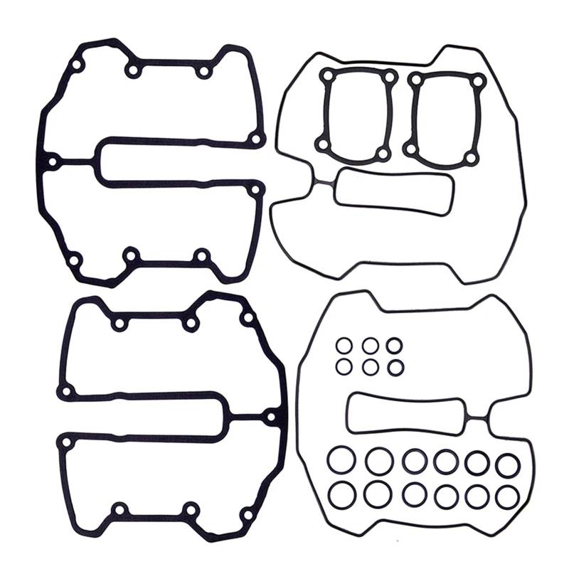 Motorrad Rocker Box Dichtung Kit for M-8 Touring Electra Glide FLHT Fat Boy Straße FLTRT König FLHR Softail Breakout FXBR von MBXLDGFD