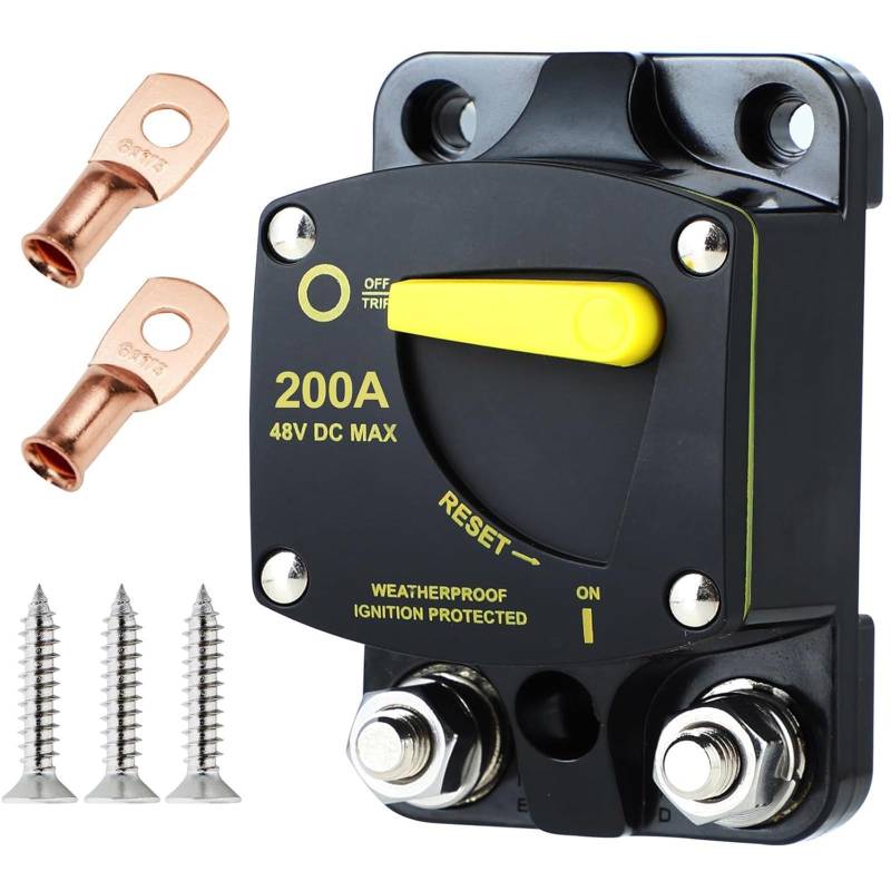 Breaker Manual Reset High Current Circuits Für Automobilmotoren Trolling Yacht & Electronic Application von MCAOAL