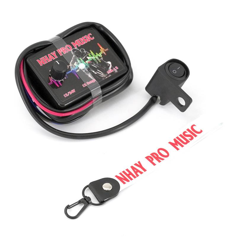 Compact 12 Sound Motorcycle Horn Controller Mit Einfacher Installation Wasserdicht 12 Ton Motorradhorn Zur Anpassung von MCAOAL