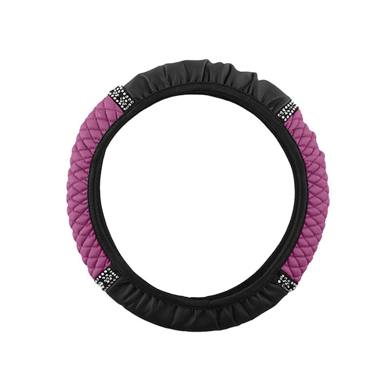 Elegante Diamant PU Lederlenkradabdeckung Mit Einem Durchmesser Von 380 Mm Luxuriöser Künstlicher Diamantlenkradabdeckung von MCAOAL