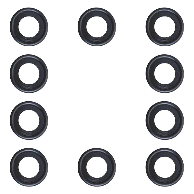 MCAOAL 10 Pcs Ölabflussstopfen Dichtung Set Gummi Waschmaschine Sicherste Ölstopfen Dichtung Motorlecks Vorsorge Für 12/14 Geeignet von MCAOAL