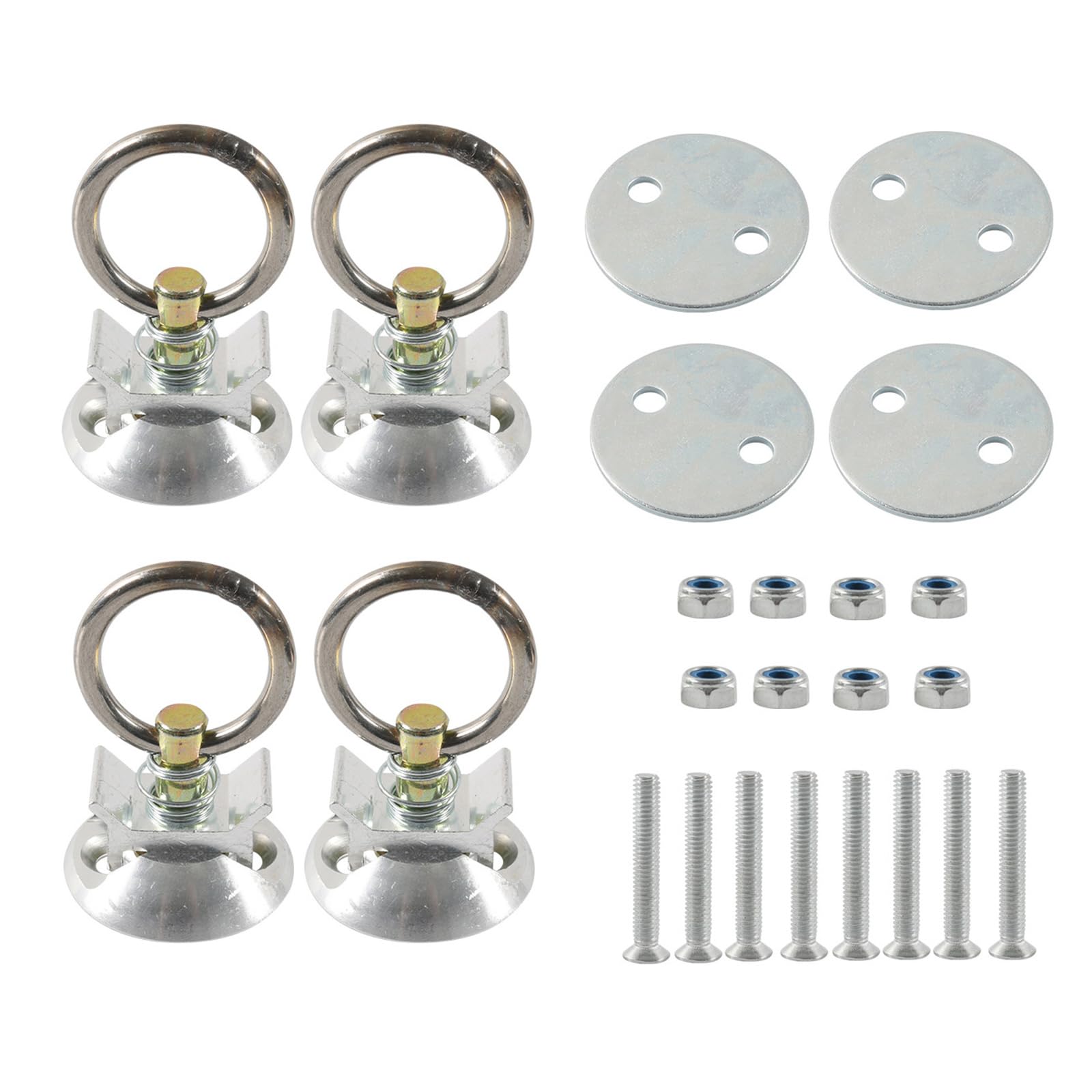 MCAOAL 4 Sätze Binden Anchors Point Set Für LKW Betten Oder Anhänger Um Die Motorradbieger Systeme Zu Binden. MCAOAL 4 Sätze Binden Anchors Point Set Für LKW Betten Oder Anhänger Um Die Motorradbieger Systeme Zu Binden. von MCAOAL