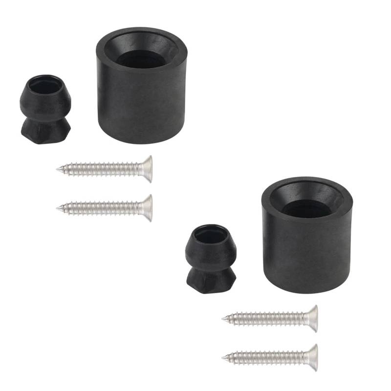 MCAOAL 4PCS Anhänger Türhalter Set Gummistopper Fade Resistant Trailer Türstütze Einfache Installationen Für Pferdeanhänger von MCAOAL