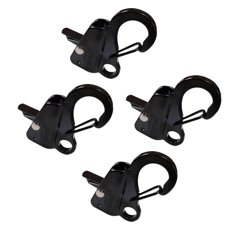 MCAOAL 4pcs Edelstahlboot Release Clip Bootsclip Zum Anlegen Der Bootsstoßstange Einstellbare Korrosionsbeständigkeit von MCAOAL