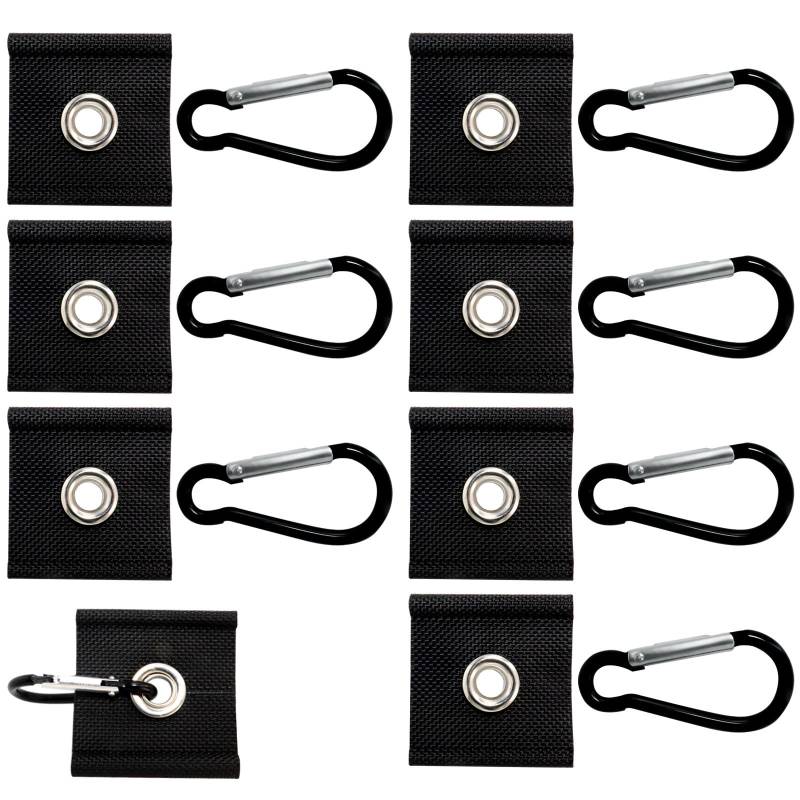 MCAOAL 8 Piece Markise Befestigungshaken Für Anhänger Camping Enthusiasten Passt Eng 5/6 Mm Und 7/8 Mm Schienen Verbesserte Haltbarkeit von MCAOAL