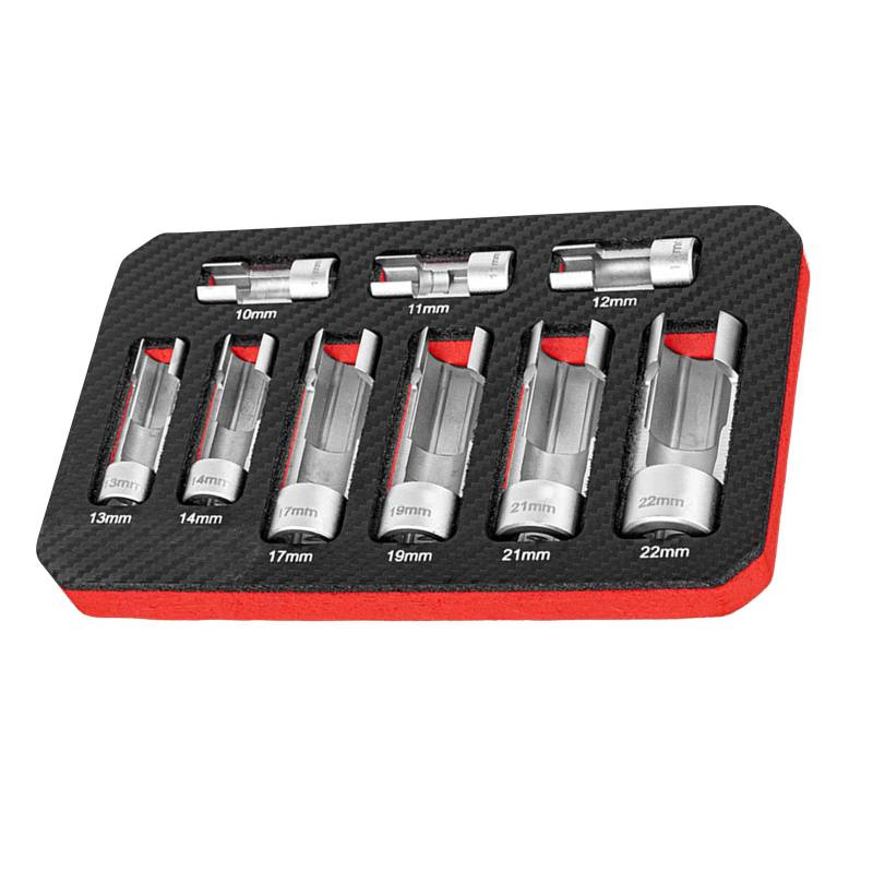 MCAOAL 9pcs Oxygens Sensoren Buchse Set O2-Sensoren Entfernung Werkzeug Öldrucksensoren Steckschlüssel Set 10-22 Mm von MCAOAL