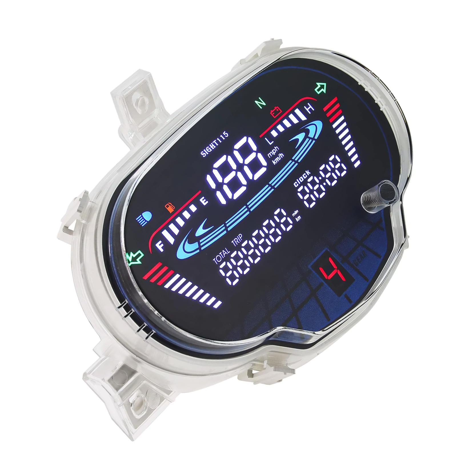 MCAOAL Advanced Energieeffizienter Kilometerzähler Elektronisches Messgerät Mit Klarem Display Für Sehvermögen 115/Crypton Fi 114 MCAOAL Advanced Energieeffizienter Kilometerzähler Elektronisches Messgerät Mit Klarem Display Für Sehvermögen 115/Crypton Fi 114 von MCAOAL