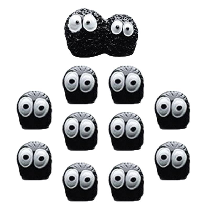 MCAOAL Automobil Schwarze Kohlewagen Dekoration Lustige Mittelkonsole Dashboard Dekore Selbstklebende Sprites Ornament von MCAOAL