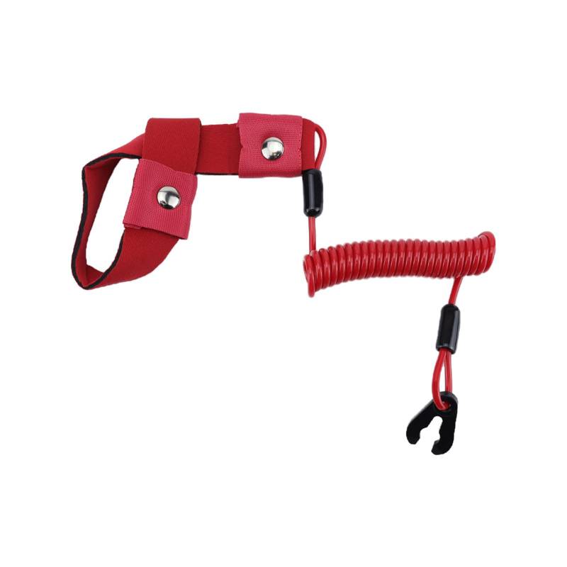 MCAOAL Emercys Motor Cutoff Lanyard Tether Seil Schnellfreisetzung Wasserdicht Für Wasserfahrzeuge Bootssicheres Seil Mit Carabiner Clip von MCAOAL