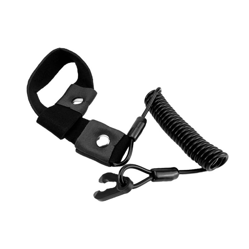 MCAOAL Emercys Motor Cutoff Lanyard Tether Seil Schnellfreisetzung Wasserdicht Für Wasserfahrzeuge Bootssicheres Seil Mit Carabiner Clip von MCAOAL