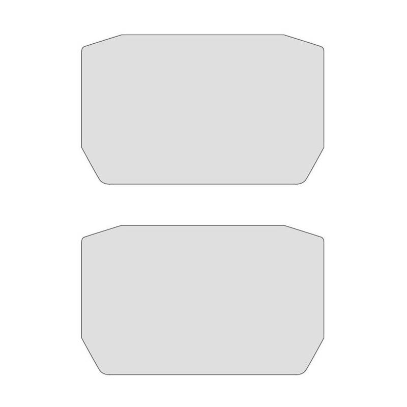 MCAOAL Löschen Sie TPU Dashboard Screen Protector Cluster Instrumente Protektor Film 2pcs Für Fahrradauto Motorräder Einfache Anwendung von MCAOAL