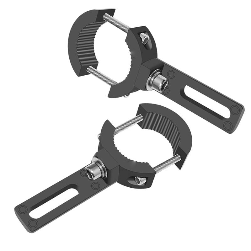 MCAOAL Motorradmontage Halterung 2PCS 0 79 Bis 1 5 Halterung Nebelscheinwerfer Arbeitslichtklemme Klemme Halterung von MCAOAL