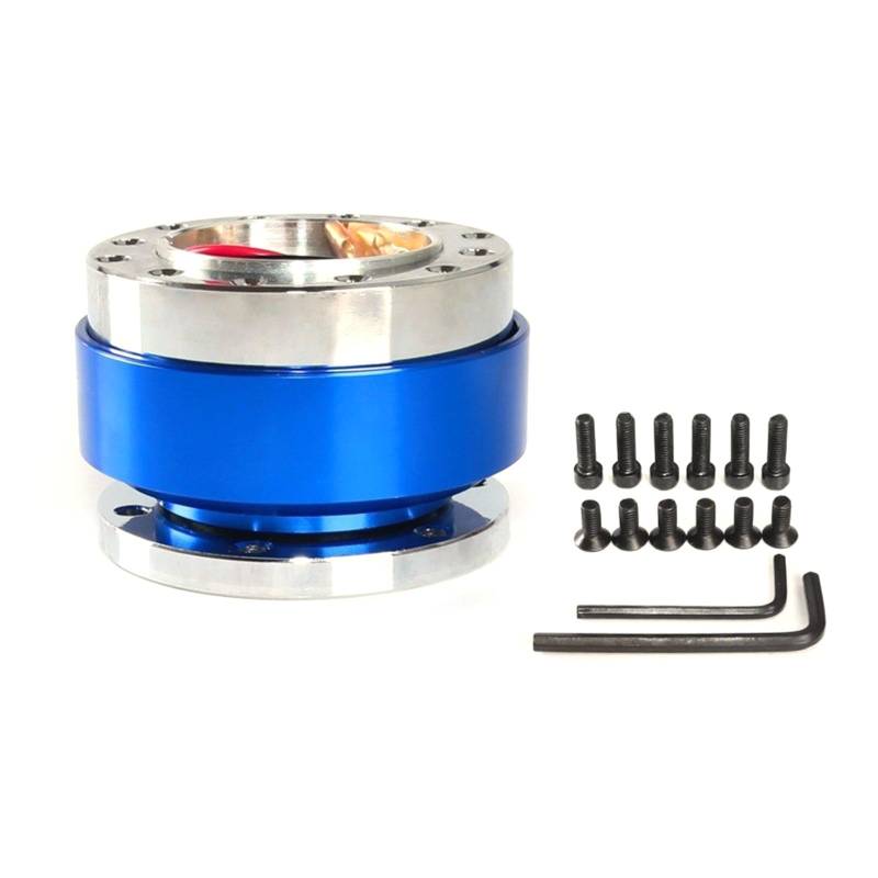 MCAOAL Motorsport Fast Release Lenkradscheibe Mechanismus Aluminiumadapterzubehör Für Verschiedene Modelle Easy InstallStion von MCAOAL