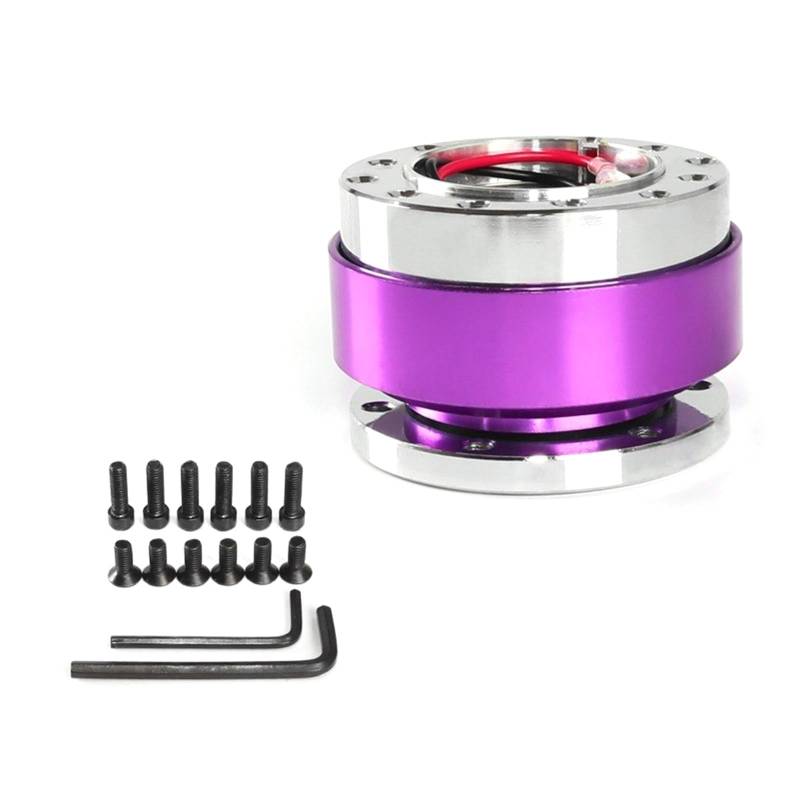MCAOAL Motorsport Fast Release Lenkradscheibe Mechanismus Aluminiumadapterzubehör Für Verschiedene Modelle Easy InstallStion von MCAOAL