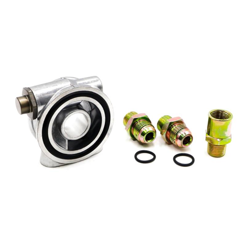 MCAOAL Ölkühler Adapter Mit Thermostatischen Pellets 74 ° C Schließen Sie 78 ° C Vollverlagerte Orings Verhindert Unerwünschtes Leck von MCAOAL
