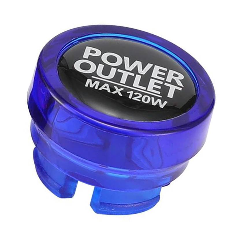 MCAOAL Power Socket Plug Covers Hohlkappen Auto Leichter Auslass Deckt Staubdichte Steckerkappen Automatische Innenzubehör von MCAOAL