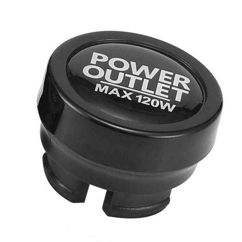 MCAOAL Power Socket Plug Covers Hohlkappen Auto Leichter Auslass Deckt Staubdichte Steckerkappen Automatische Innenzubehör von MCAOAL