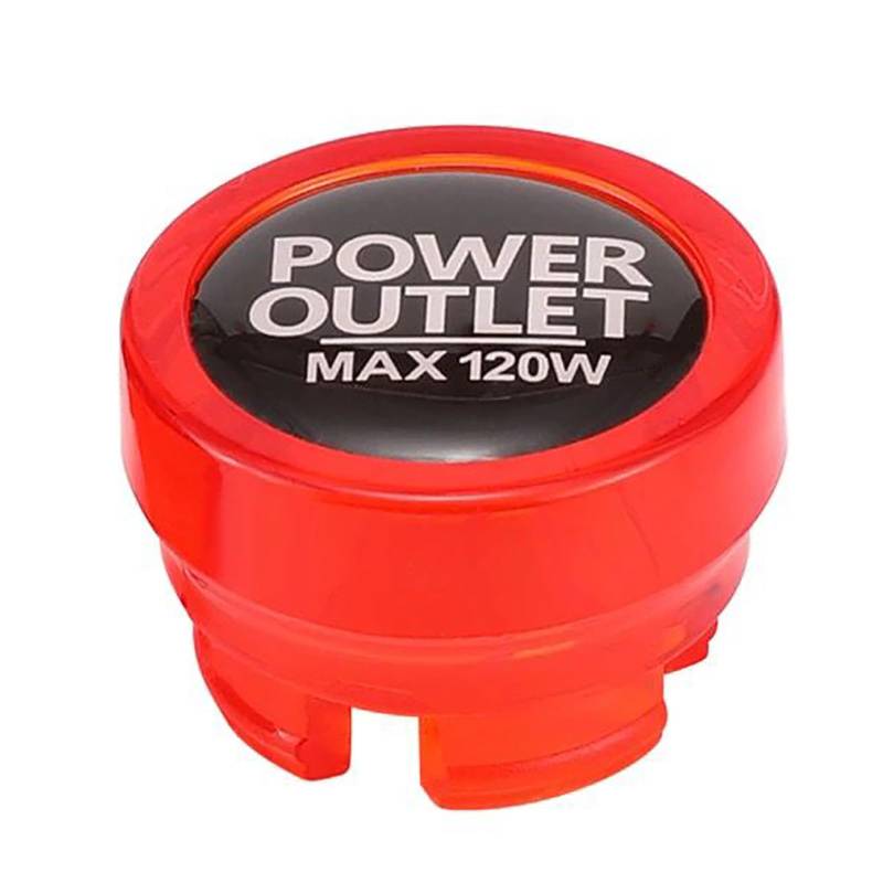 MCAOAL Power Socket Plug Covers Hohlkappen Auto Leichter Auslass Deckt Staubdichte Steckerkappen Automatische Innenzubehör von MCAOAL