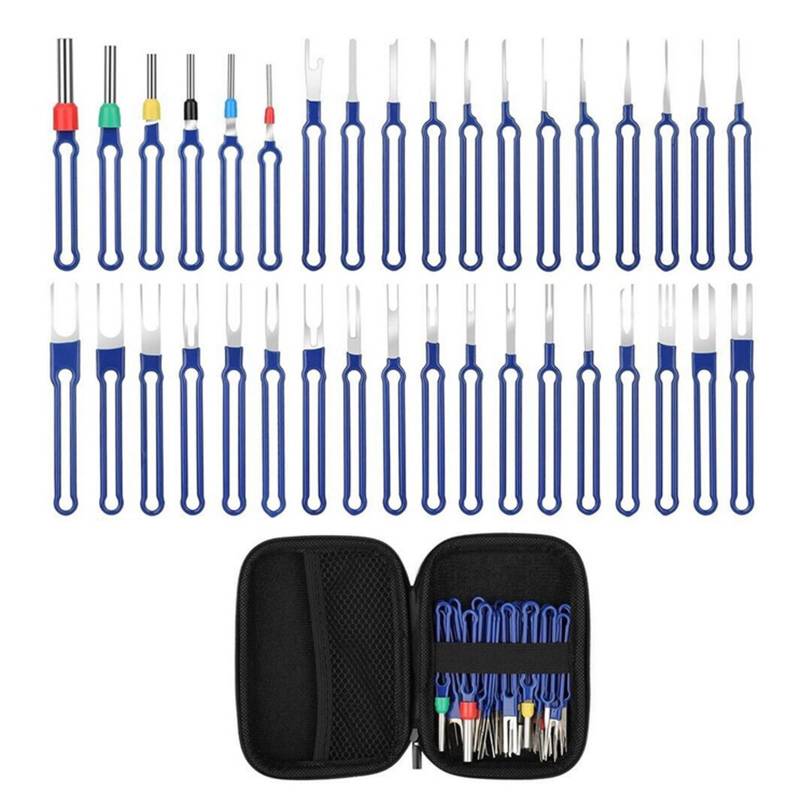 MCAOAL Professionelle Drahtanschlüsse Ejector Extractor Set Auto Pin Release Pullerentfernungsinstrument Zur Demontage Der Anschlüsse von MCAOAL