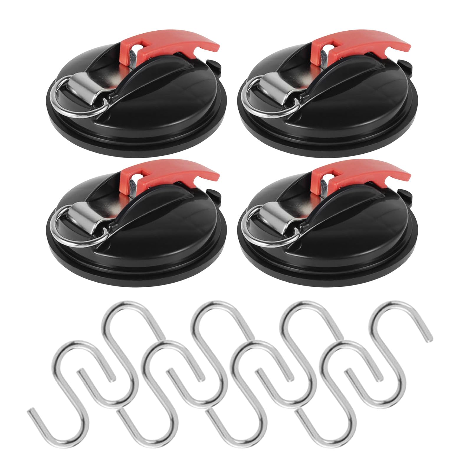 MCAOAL Saugnapfbecher Kleiderbügel Systeme Für Campingausrüstungsbefestigung Multifunktional Car Home Organization Secure Tent Setup MCAOAL Saugnapfbecher Kleiderbügel Systeme Für Campingausrüstungsbefestigung Multifunktional Car Home Organization Secure Tent Setup von MCAOAL