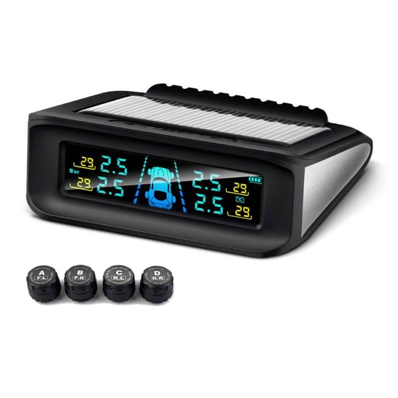 MCAOAL Systeme Für Drahtlose Reifendrucküberwachung Für LKW Reifendrucküberwachungssysteme 0-87PSI TPMS Digitale Anzeige von MCAOAL