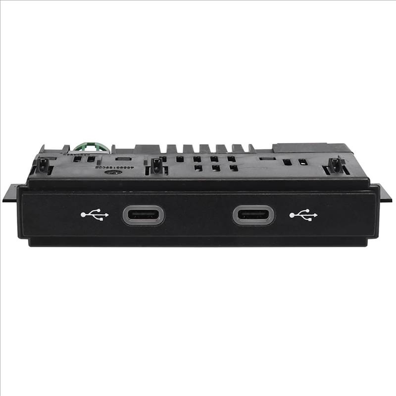 MCAOAL Typ C Socket USB Adapter Doppel Typ C Socket Stecker Für MK2 2017 2018 Ersatzauto Zubehör 5NA035736 von MCAOAL
