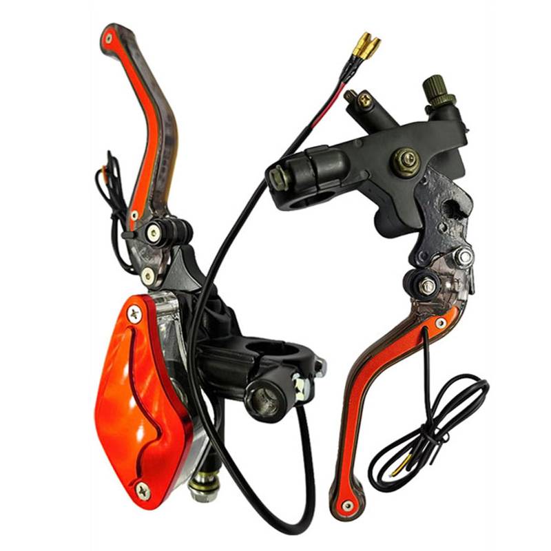 MCAOAL Upgrades Doppelhydraulischer Motorradbremsknüppel Hebel Hebel Set Allgemeiner Ersatzteil Kunststoff Motorradbremshebel von MCAOAL