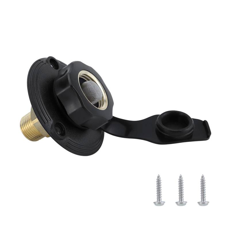 MCAOAL Wohnmobile City Water Connection Einlass 3/4nh Frau Bis 1/2npt Männlich Leadfreie Messing Mit Scheckventilen Für Meeresanhänger von MCAOAL