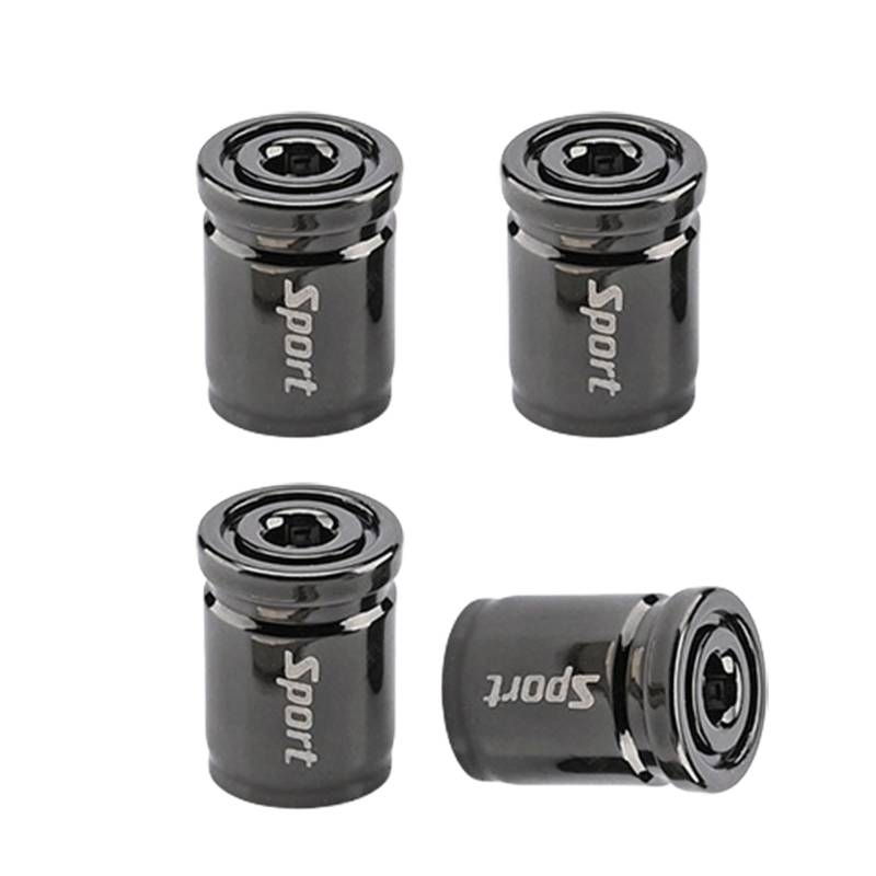 Packung Von 4 Allgemeinen Reifenventilen Stammkappen Anti Diebstahl Diebstahlstaub Reifenventile Caps Upgrades Für Auto Und Motorräder Geeignet von MCAOAL