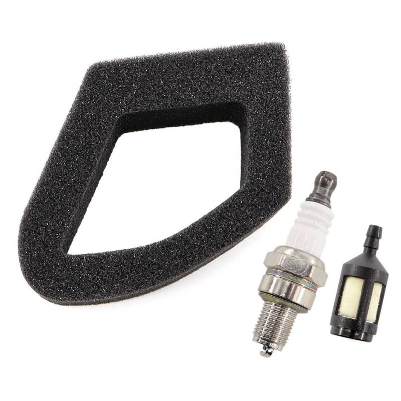MCHNIC Luftfilter mit Zündkerze Benzinfilter für Honda GX35 GX35NT GX 35 HHT35S UMK435 35cc Benzinmotor Rasenmäher Ersetzt 17211-Z0Z-000 von MCHNIC