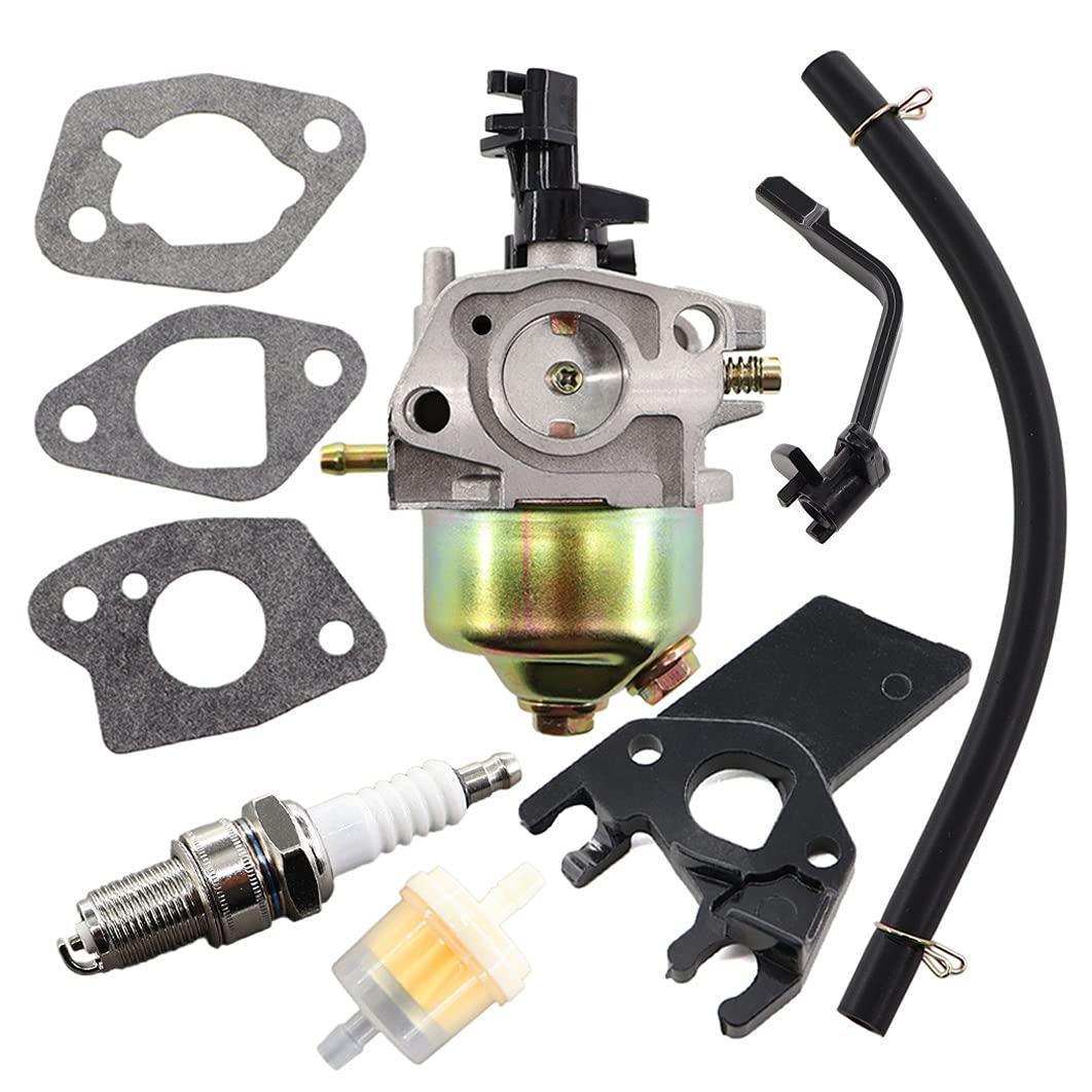 MCHNIC Vergaser mit Dichtung Dichtungsisolator Benzinfilter Zündkerze für Honda GX160 GX200 168F 5,5 PS 6,5 PS 2KW 3KW 196cc 163cc Generator Motorgenerator Rasenmäher MCHNIC Vergaser mit Dichtung Dichtungsisolator Benzinfilter Zündkerze für Honda GX160 GX200 168F 5,5 PS 6,5 PS 2KW 3KW 196cc 163cc Generator Motorgenerator Rasenmäher von MCHNIC