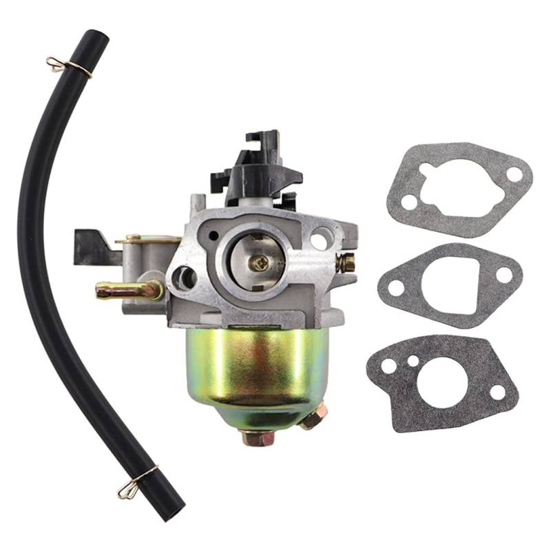 MCHNIC Vergaser mit Dichtung Benzinschlauch Satz für Einhell HOME GH-PM 46 S HW, N-BM 46HW, EM 2012S Rasenmäher von MCHNIC