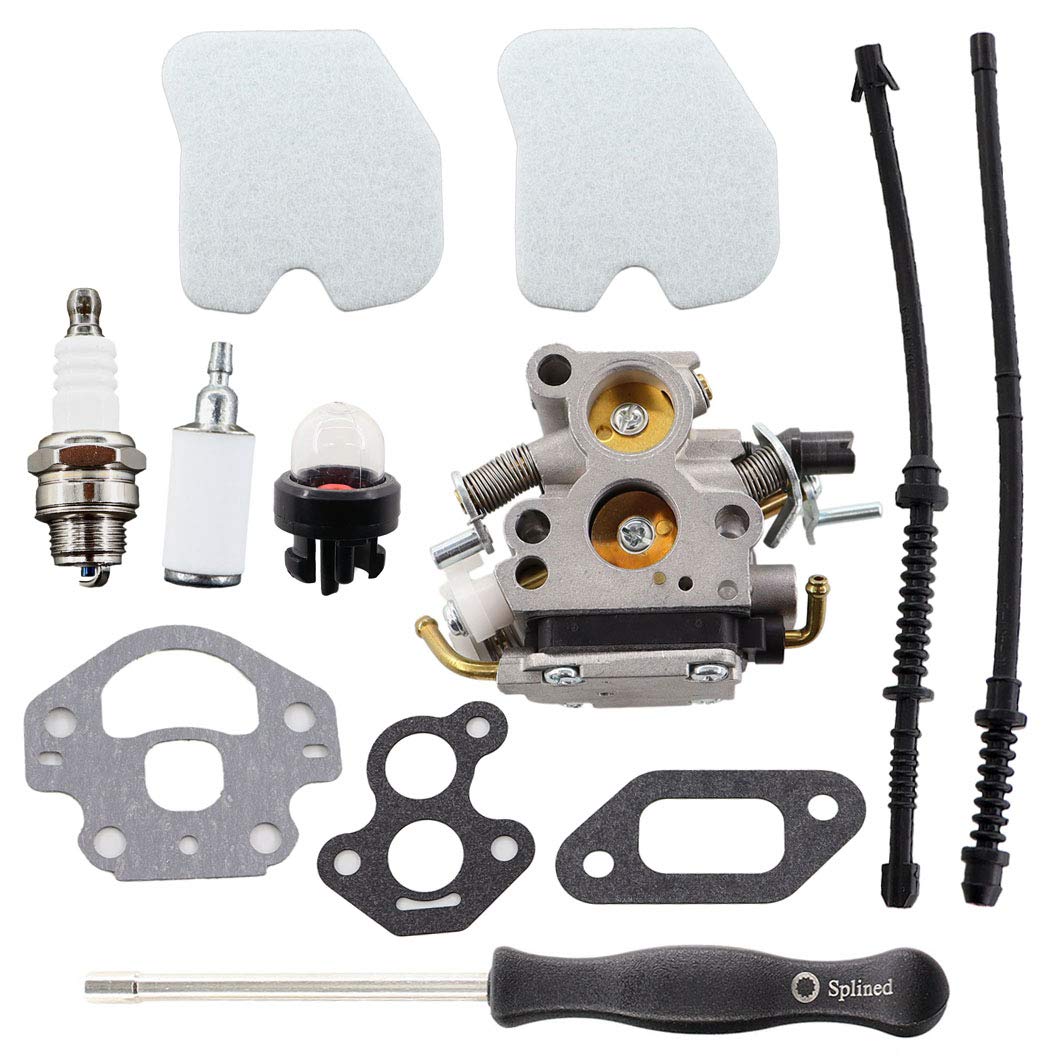 MCHNIC Vergaser mit Zündkerze Luftfilter Schraubendreher für Husqvarna 435 435E 440 440E Kettensäge Teilzubehör Jonsared CS410 CS2240 Zama C1T-EL41A MCHNIC Vergaser mit Zündkerze Luftfilter Schraubendreher für Husqvarna 435 435E 440 440E Kettensäge Teilzubehör Jonsared CS410 CS2240 Zama C1T-EL41A von MCHNIC