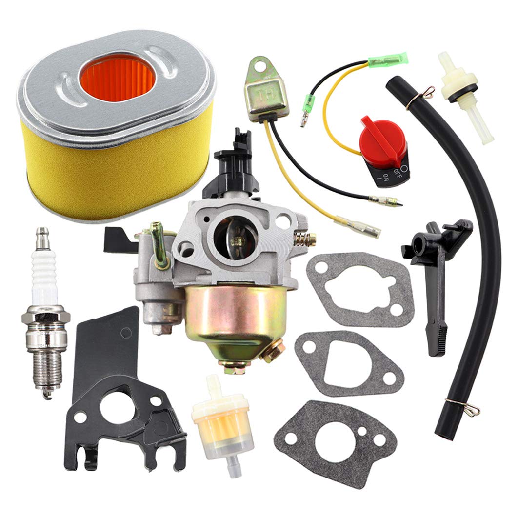 MCHNIC Vergaser mit Luftfilter Zündkerze für Honda GX140 GX160 GX200 5,5PS 6,5PS 163CC 196CC 168F Motoren Rasenmäher Generator ersetzt 16100-ZH8-W61 16100-ZE1-814 MCHNIC Vergaser mit Luftfilter Zündkerze für Honda GX140 GX160 GX200 5,5PS 6,5PS 163CC 196CC 168F Motoren Rasenmäher Generator ersetzt 16100-ZH8-W61 16100-ZE1-814 von MCHNIC