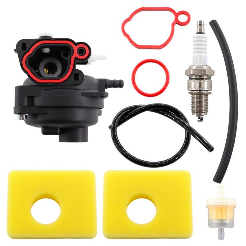 MCHNIC Vergaser mit Luftfilter für Briggs & Stratton 799583 591160 595656 590556 591979 593261 08P502 09P602 300E 450E 500E OVH Rasenmäher Motor von MCHNIC