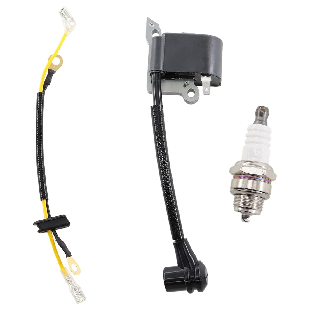 MCHNIC Zündspule mit Zündkerze für Husqvarna 36 41 136 137 137E 141 142 142E 235 240 236 235E 236E 240 Kettensäge Ersetzt 545199901 530039143 MCHNIC Zündspule mit Zündkerze für Husqvarna 36 41 136 137 137E 141 142 142E 235 240 236 235E 236E 240 Kettensäge Ersetzt 545199901 530039143 von MCHNIC