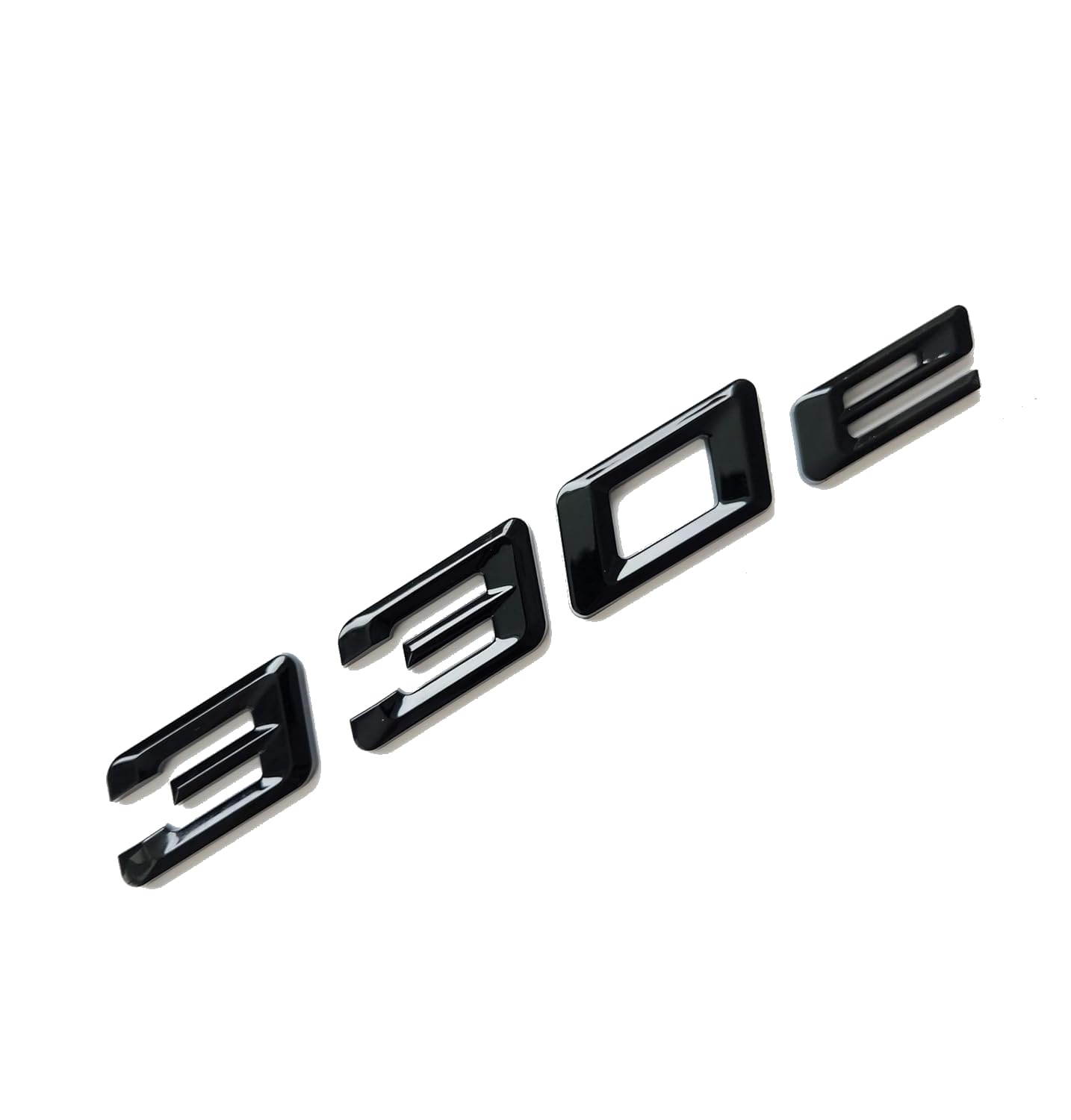 MCK Auto - 330e schwarz glänzend Kotflügel vorne hinten schwarz Badge Logo Kofferraum Emblem Aufkleber Kleber Tuning MCK Auto - 330e schwarz glänzend Kotflügel vorne hinten schwarz Badge Logo Kofferraum Emblem Aufkleber Kleber Tuning von MCK Auto