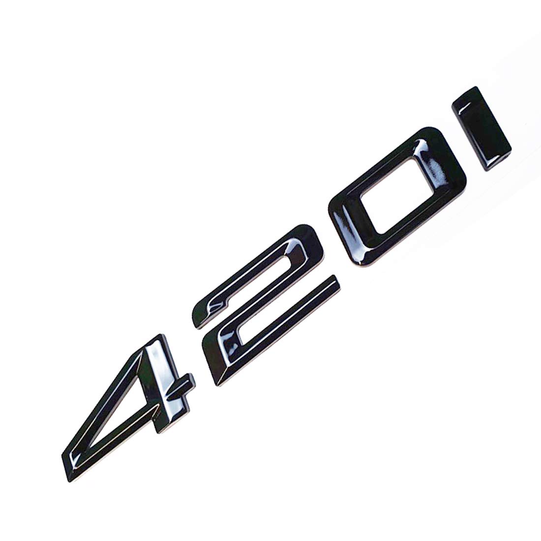 MCK Auto - 420i schwarzes glänzendes Logo hinten Emblem Tuning für F32 F33 F36 HB8L2 von MCK Auto