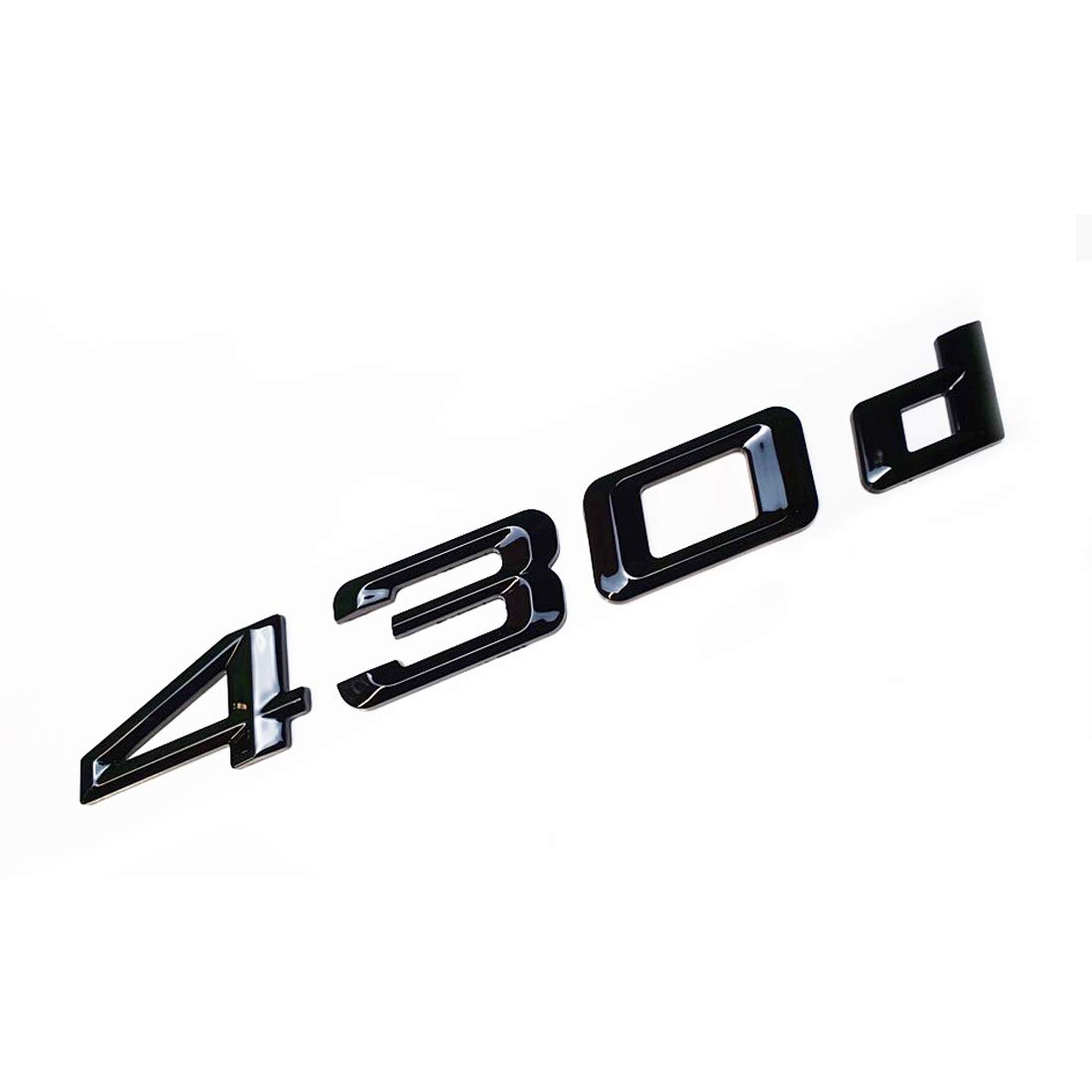 MCK Auto - 430d schwarzes glänzendes Logo hinten Emblem Tuning für F32 F33 F36 HB8L1 von MCK Auto