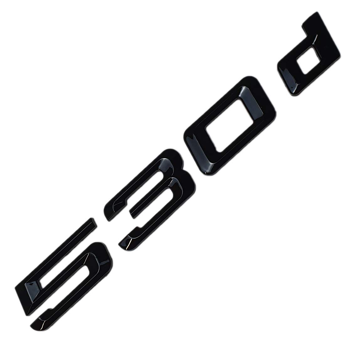 MCK Auto 530d schwarzes glänzendes Logo hinten Emblem Tuning für E39 E60 E61 F10 F11 F07 F18 G30 G31 G38 HB8L3 MCK Auto 530d schwarzes glänzendes Logo hinten Emblem Tuning für E39 E60 E61 F10 F11 F07 F18 G30 G31 G38 HB8L3 von MCK Auto