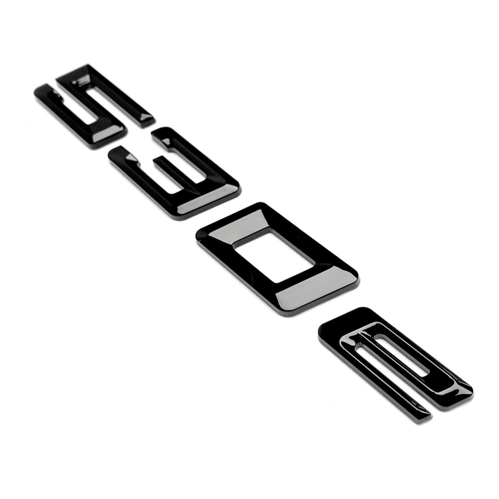 MCK Auto - 530e schwarz glänzend Kotflügel vorne hinten schwarz Badge Logo Kofferraum Emblem Aufkleber Kleber Tuning MCK Auto - 530e schwarz glänzend Kotflügel vorne hinten schwarz Badge Logo Kofferraum Emblem Aufkleber Kleber Tuning von MCK Auto